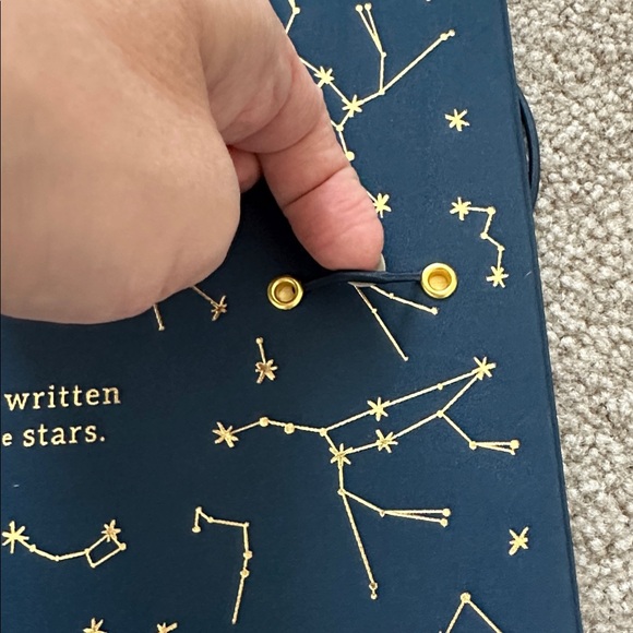 Navy and Gold Constellation Notebook File folder. - Picture 5 of 7